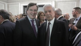 Karl-Heinz Paqué und Mario Vargas Llosa