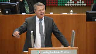 Christof Rasche spricht im Landtag NRW