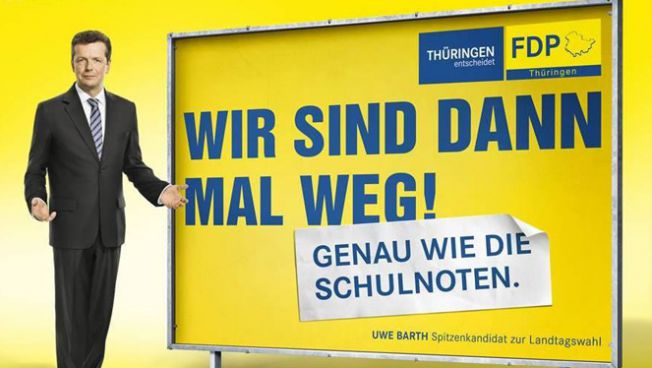 Kampagne der FDP Thüringen