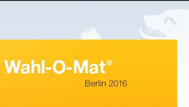 Screenshot des Wahl-O-Mat zur Abgeordnetenhauswahl in Berlin