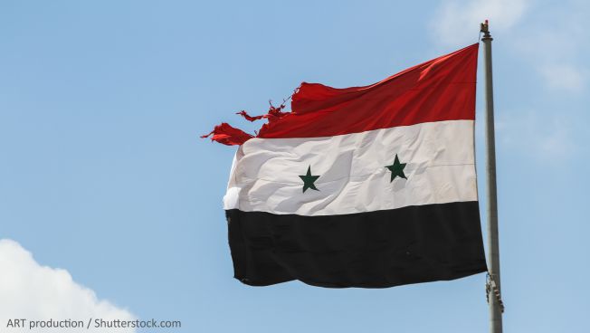 Syrische Flagge / Quelle: Shutterstock