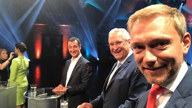 Cem Özdemir, Joachim Herrmann, Christian Lindner
