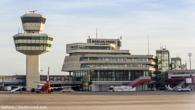 Der Hauptstadt-Flughafen Tegel. Bild: Bellena / Shutterstock.com