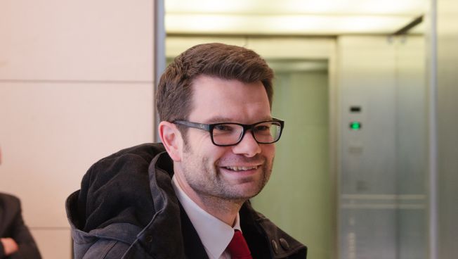 Marco Buschmann auf der Fraktionsebene im Deutschen Bundestag