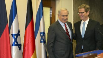 Guido Westerwelle mit Benjamin Netanyahu. Foto: Auswärtiges Amt