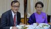 Sam Rainsy und Aung San Suu Kyi