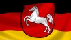 Landesflagge von Niedersachsen