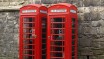 Zwei britische Telefonzellen