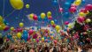 Wahlkampf mit Luftballons